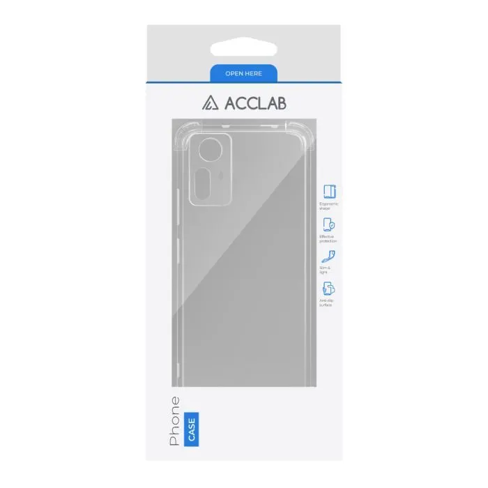 Чохол до мобільного телефона ACCLAB ShockProof Xiaomi Redmi Note 12S Transparent (1283126588204) зображення 2