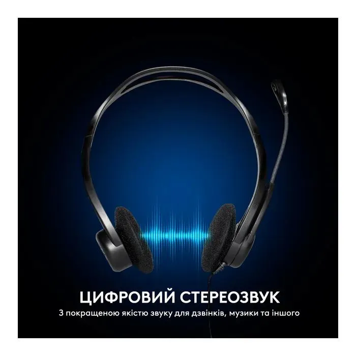 Наушники Logitech PC 960 Stereo Headset USB (981-000100) изображение 3