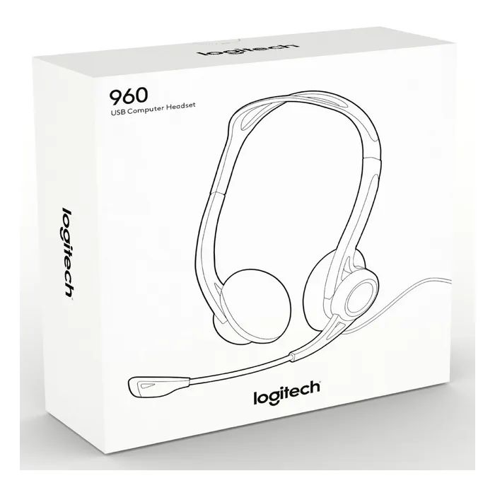 Навушники Logitech PC 960 Stereo Headset USB (981-000100) зображення 9
