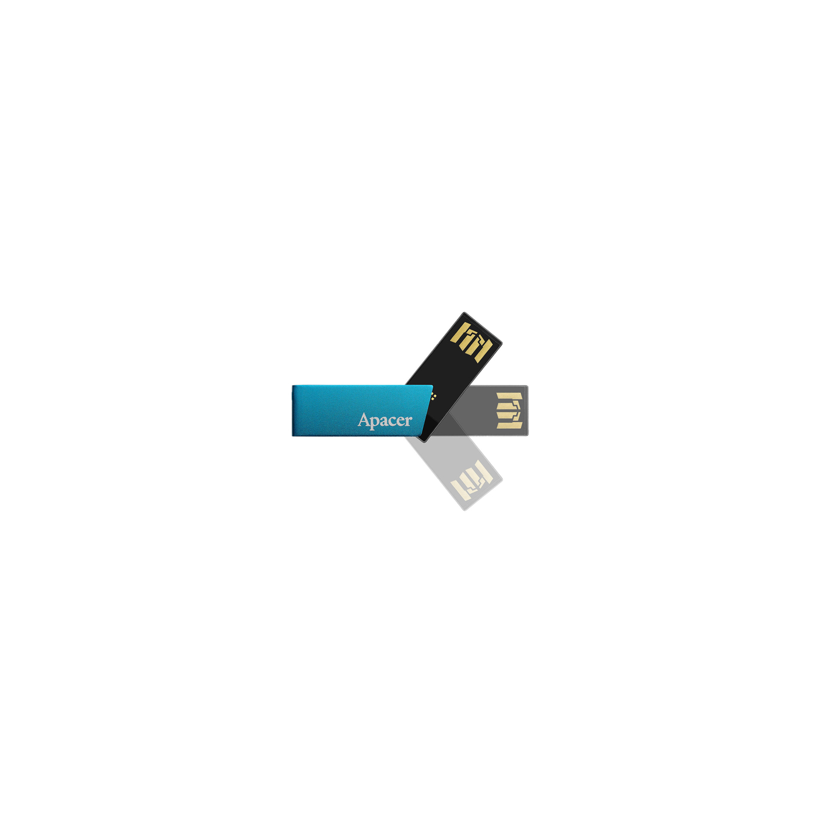 USB флеш накопитель Apacer 8GB AH130 Blue RP USB2.0 (AP8GAH130U-1) изображение 3