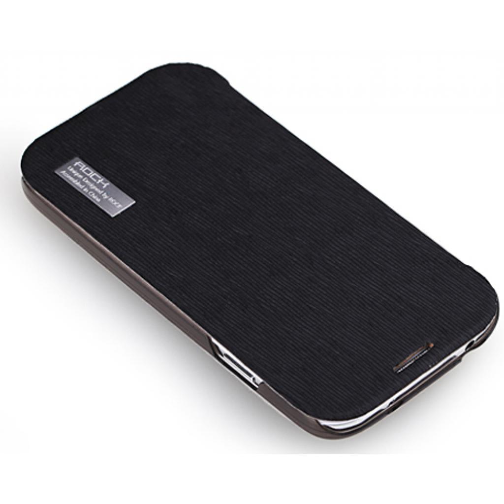 Чохол до мобільного телефона Rock Samsung Galaxy S4 i9500 new elegant series black (6950290628054)
