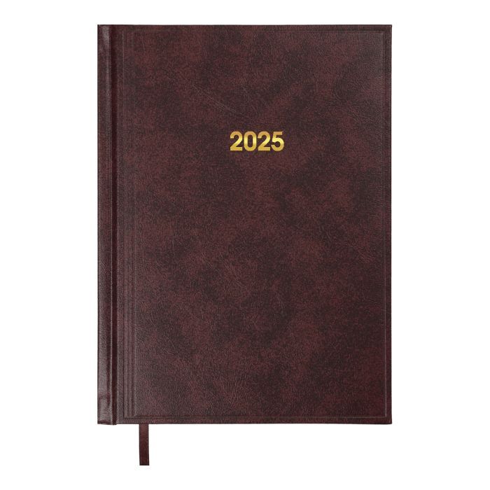 Еженедельник Buromax датированный 2025 BASE (Miradur) A5 бордовый (BM.2108-13)