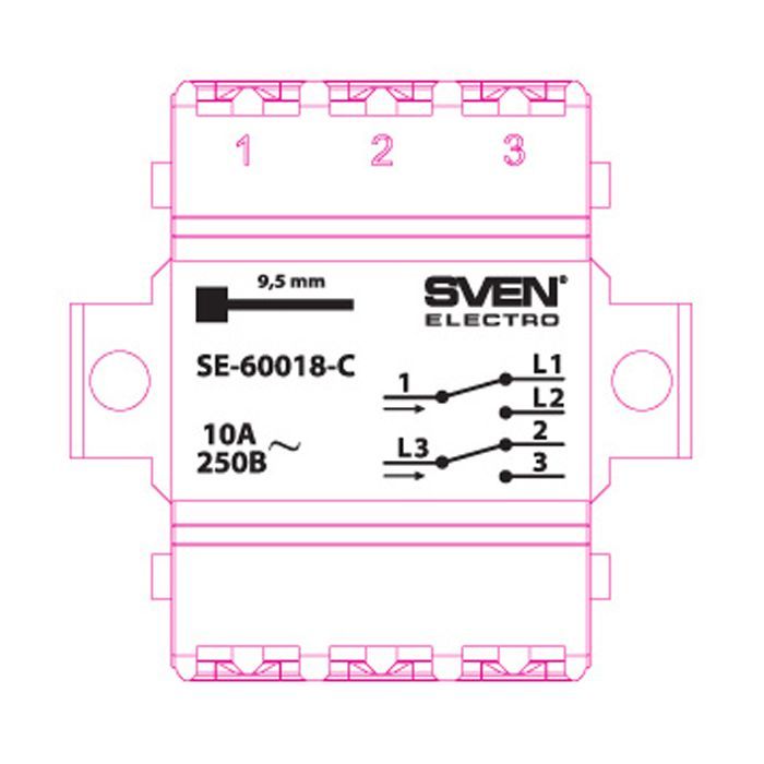 Переключатель Sven SE-60018-C cream (7100044) изображение 3