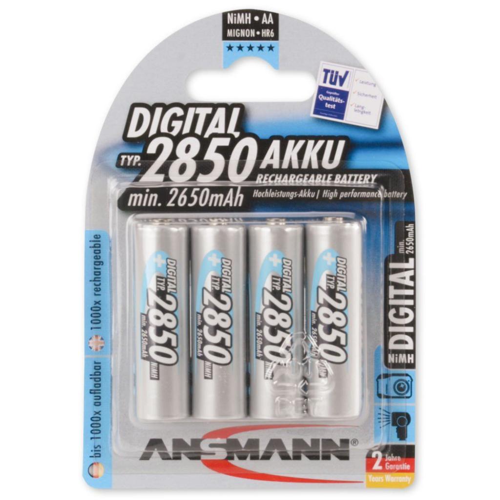 Акумулятор Ansmann AA R6 Digital 2850 mAh *4 (5035092)