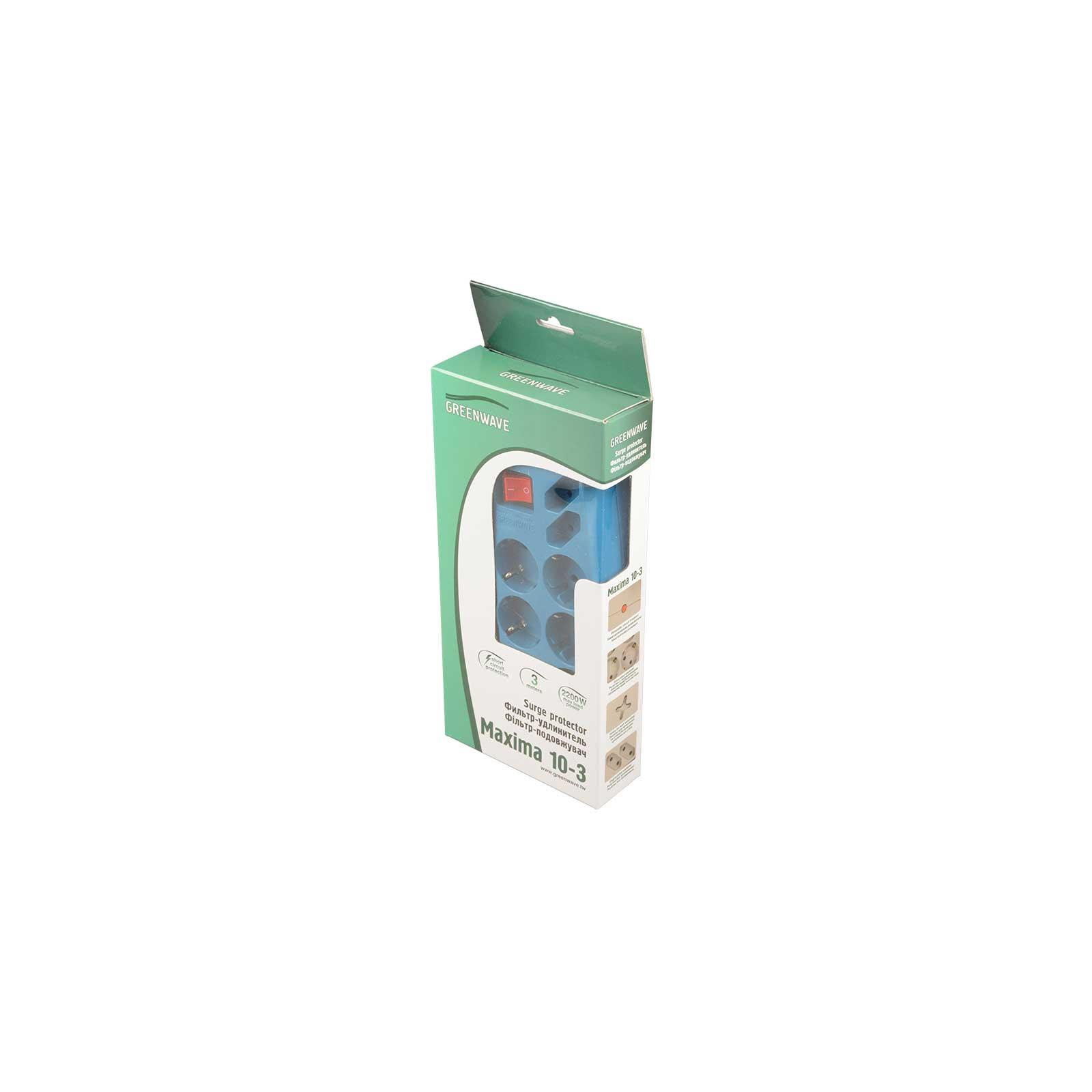 Сетевой фильтр питания Greenwave Maxima 10-3, aquamarine (R0013738) изображение 6