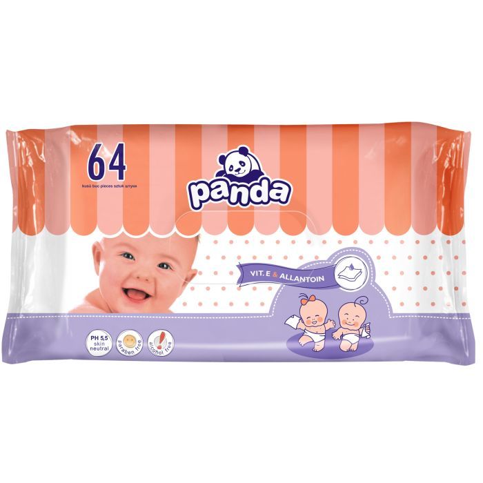 Дитячі вологі серветки Bella Panda 64 шт (5900516421229)