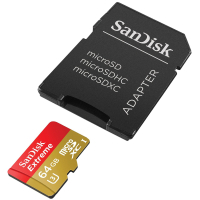 Карта памяти SanDisk 64GB microSDXC Extreme Class 10 UHS-I U3 (SDSQXNE-064G-GN6MA / SDSQXNE-064G-GN6АA) изображение 4