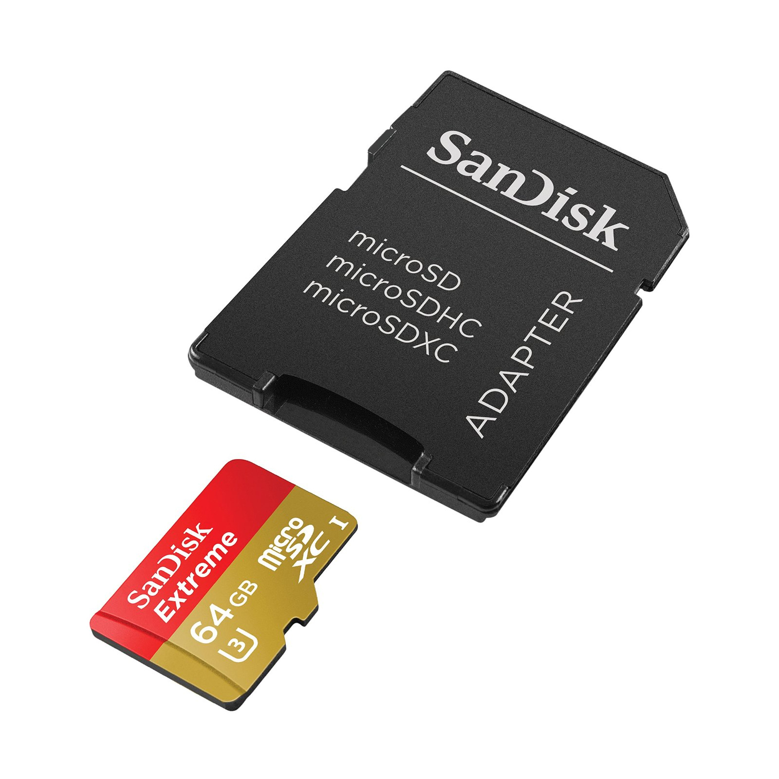 Карта памяти SanDisk 64GB microSDXC Extreme Class 10 UHS-I U3 (SDSQXNE-064G-GN6MA / SDSQXNE-064G-GN6АA) изображение 4