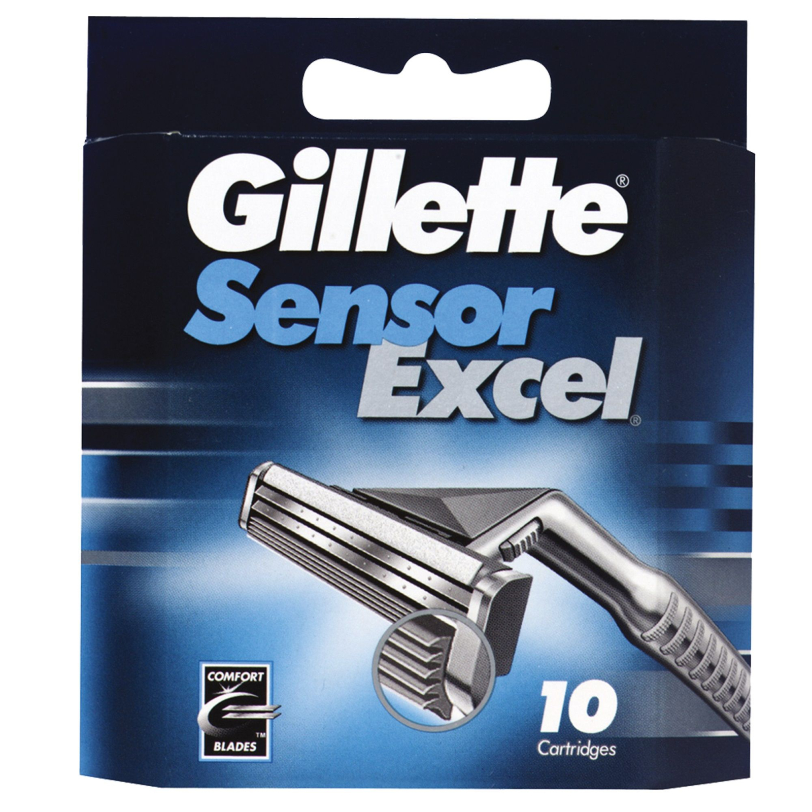Сменные кассеты Gillette Sensor Excel 10 шт (3014260245832)