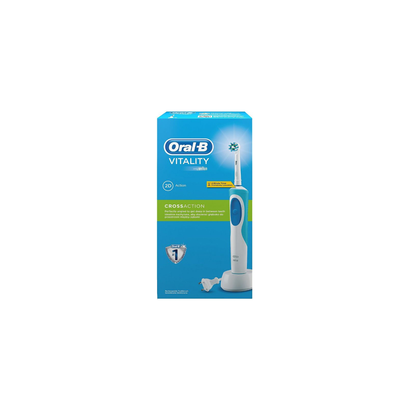 Електрична зубна щітка Oral-B Vitality Cross Action (D12.51 3) зображення 2
