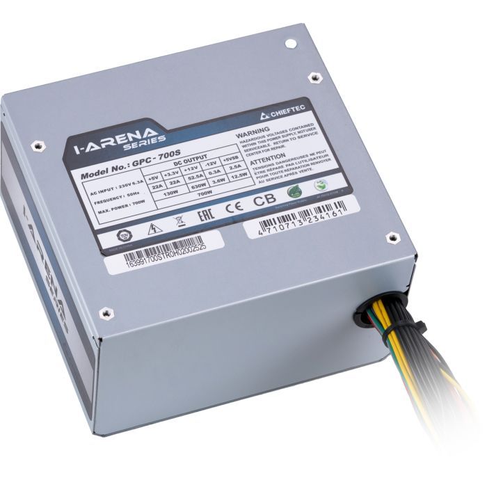 Блок живлення Chieftec 700W (GPC-700S) зображення 4