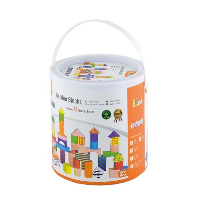 Развивающая игрушка Viga Toys Кубики 50 шт (59695) изображение 2