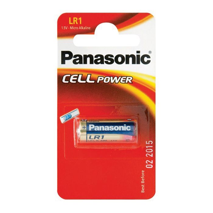 Батарейка Panasonic LR1 * 1 Alkaline (LR1L/1BE)