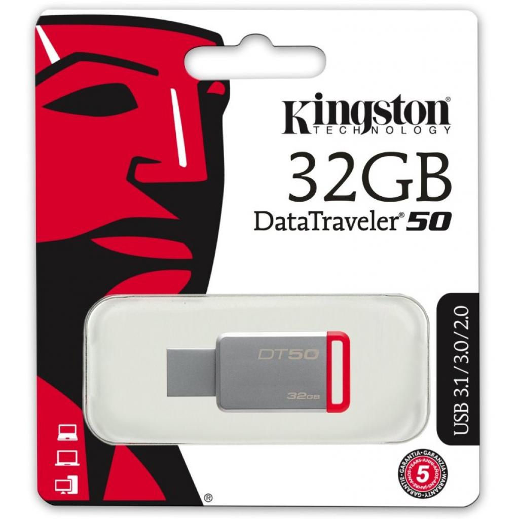 USB флеш накопитель Kingston 64GB DT50 USB 3.1 (DT50/64GB) изображение 4
