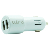 Зарядний пристрій Optima 2*USB (2.1A) + cable iPhone 4 White (45088) зображення 2