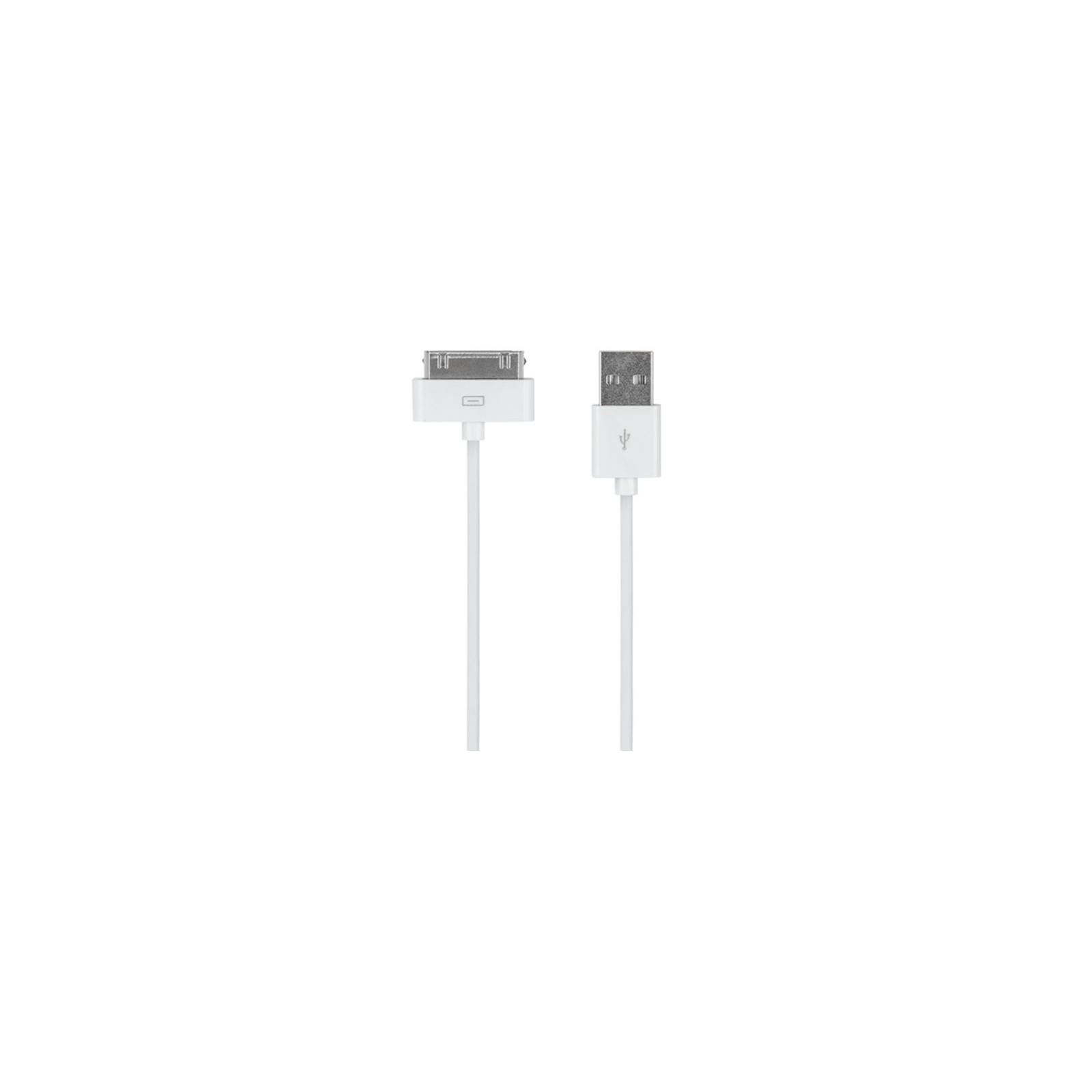 Зарядний пристрій Optima 2*USB (2.1A) + cable iPhone 4 White (45088) зображення 3