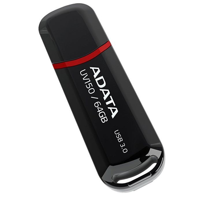 USB флеш накопитель ADATA 32Gb UV150 Black USB 3.0 (AUV150-32G-RBK) изображение 2