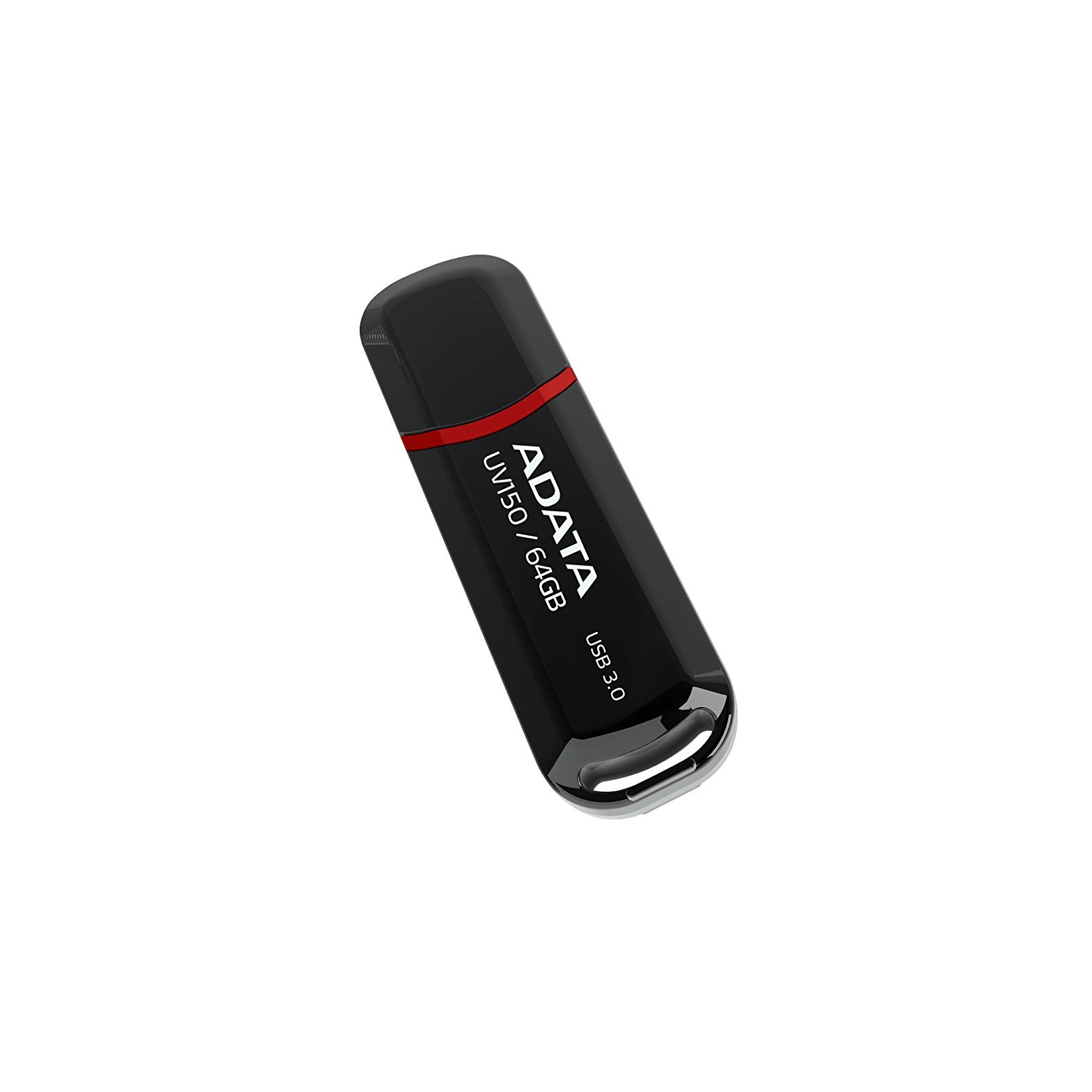 USB флеш накопичувач ADATA 64GB UV150 Black USB 3.0 (AUV150-64G-RBK) зображення 2