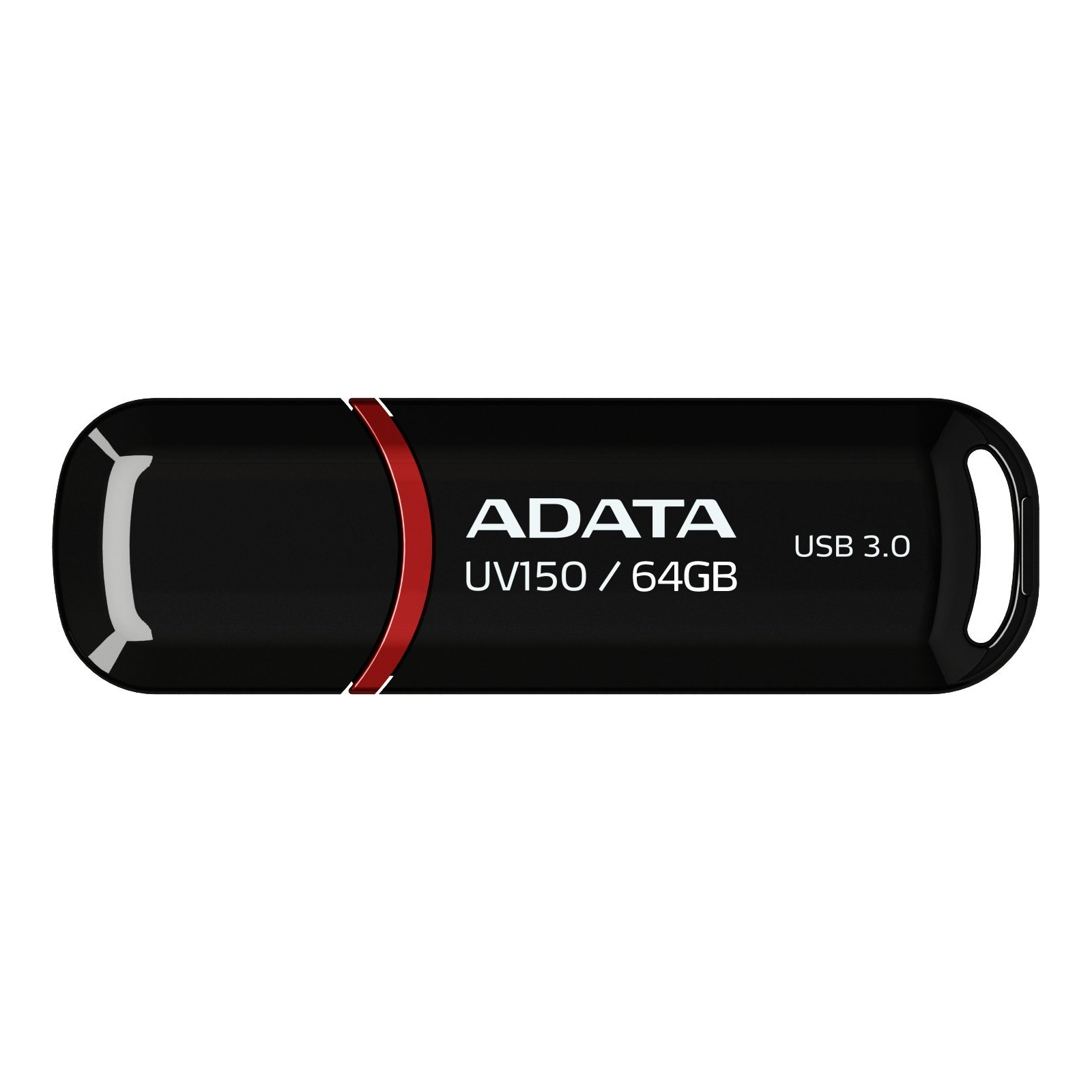 USB флеш накопичувач ADATA 64GB UV150 Black USB 3.0 (AUV150-64G-RBK)