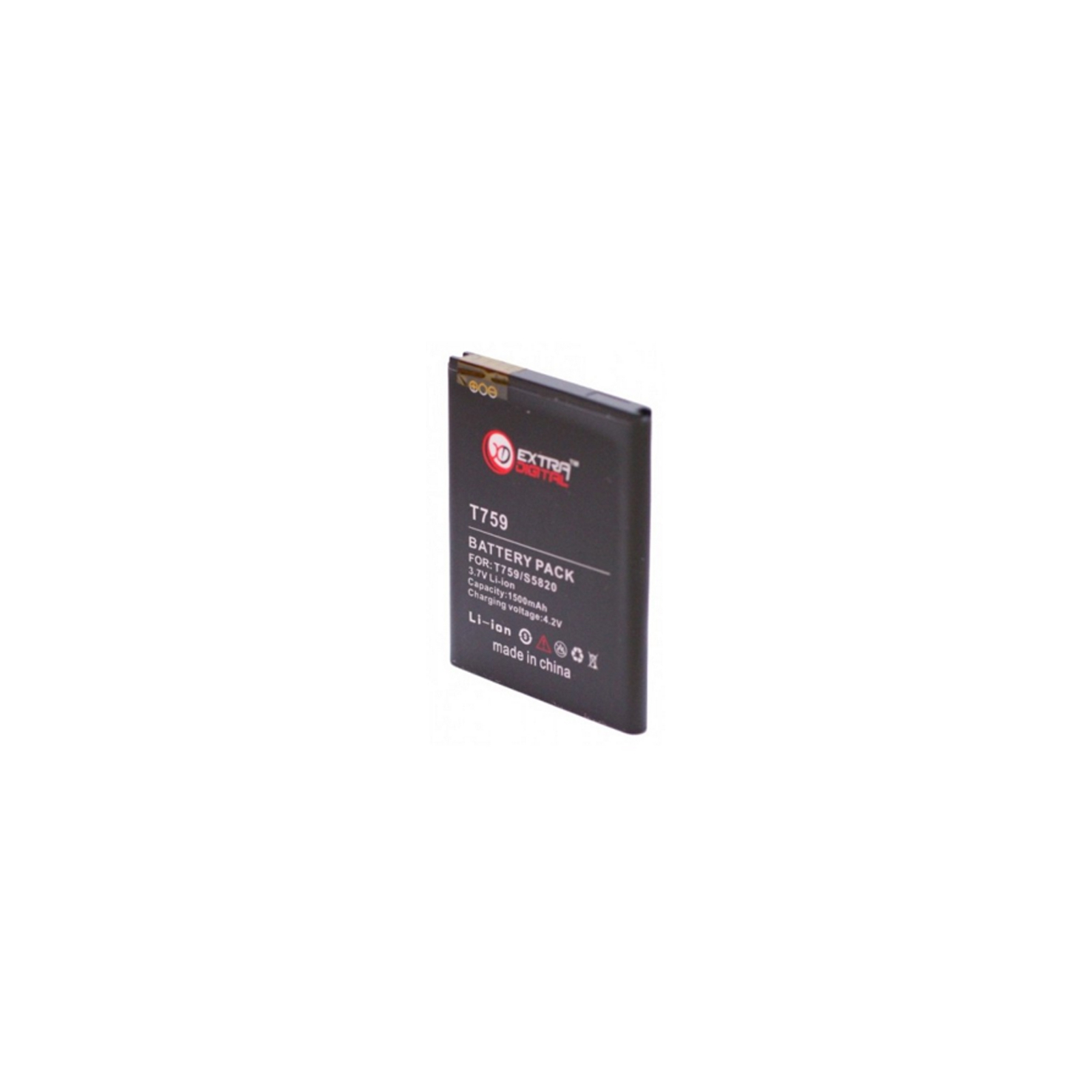 Акумуляторна батарея Extradigital Samsung SGH-T759 Exhibit 4G (1500 mAh) (BMS6334) зображення 2