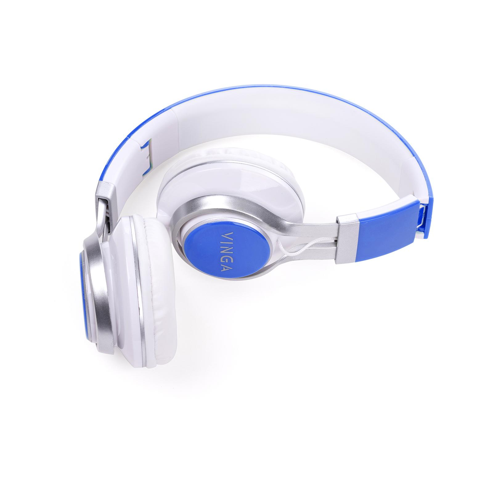 Навушники Vinga HSM040 White/Blue (HSM040WB) зображення 9