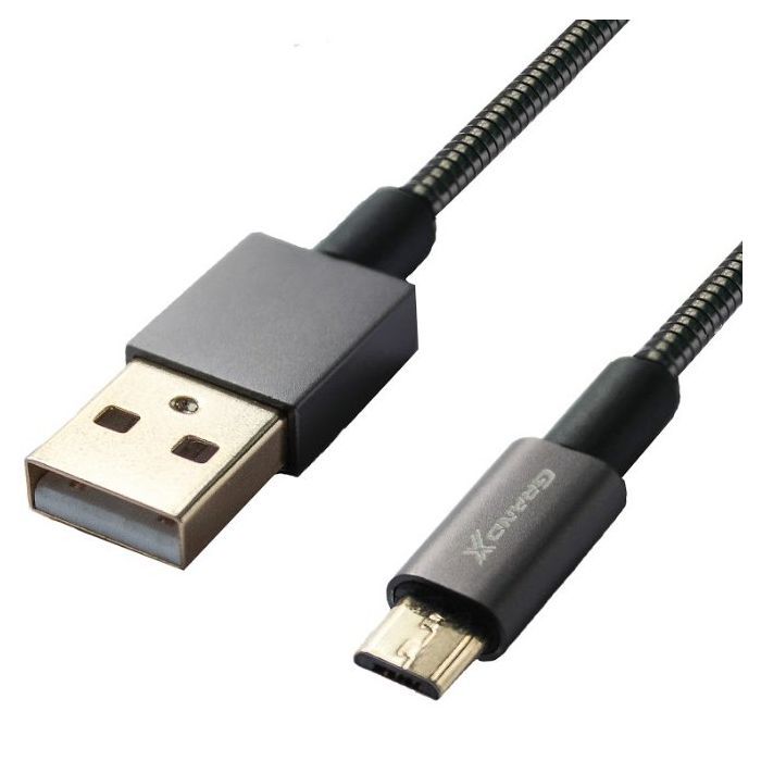 Дата кабель USB 2.0 AM to Micro 5P 1.0m Grand-X (MM-01)