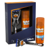Набор для бритья Gillette станок Fusion и гель для бритья бритья Hydra gel 75 мл (7702018451142)