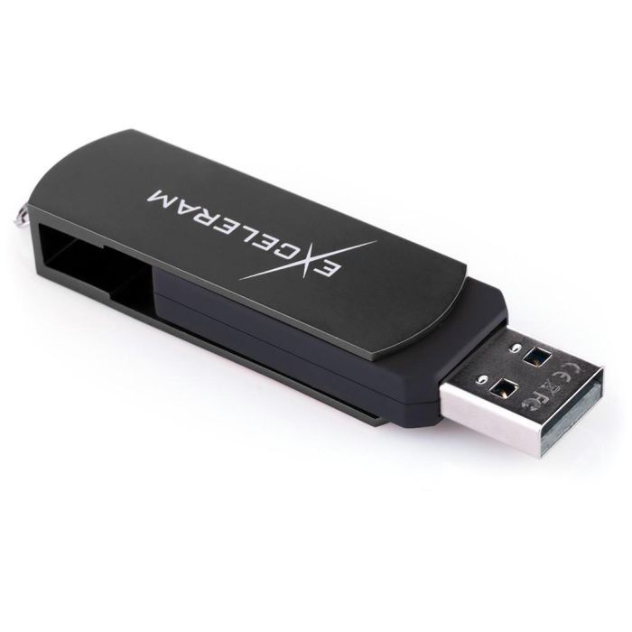 USB флеш накопитель eXceleram 16GB P2 Series Black/Black USB 2.0 (EXP2U2BB16) изображение 5