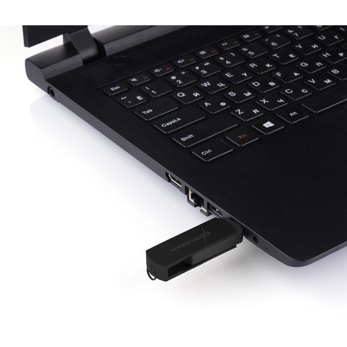 USB флеш накопитель eXceleram 16GB P2 Series Black/Black USB 2.0 (EXP2U2BB16) изображение 7