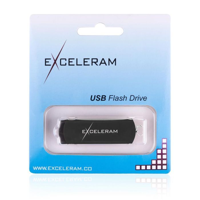 USB флеш накопитель eXceleram 16GB P2 Series Black/Black USB 2.0 (EXP2U2BB16) изображение 8