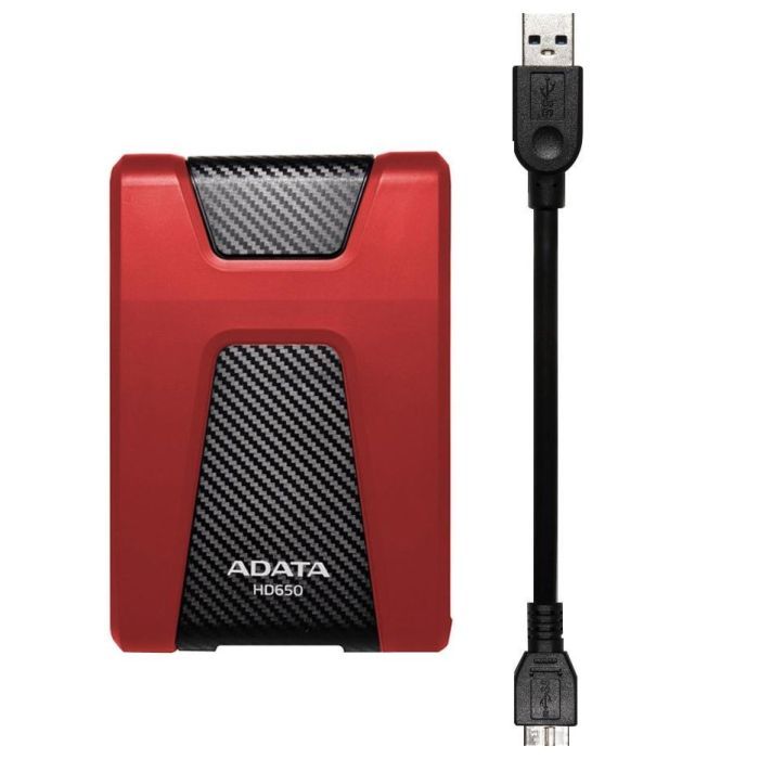 Зовнішній жорсткий диск 2.5" 2TB ADATA (AHD650-2TU31-CRD) зображення 4