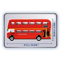 Конструктор Cobi Лондонский автобус 435 деталей 1:35 (COBI-1885) изображение 9