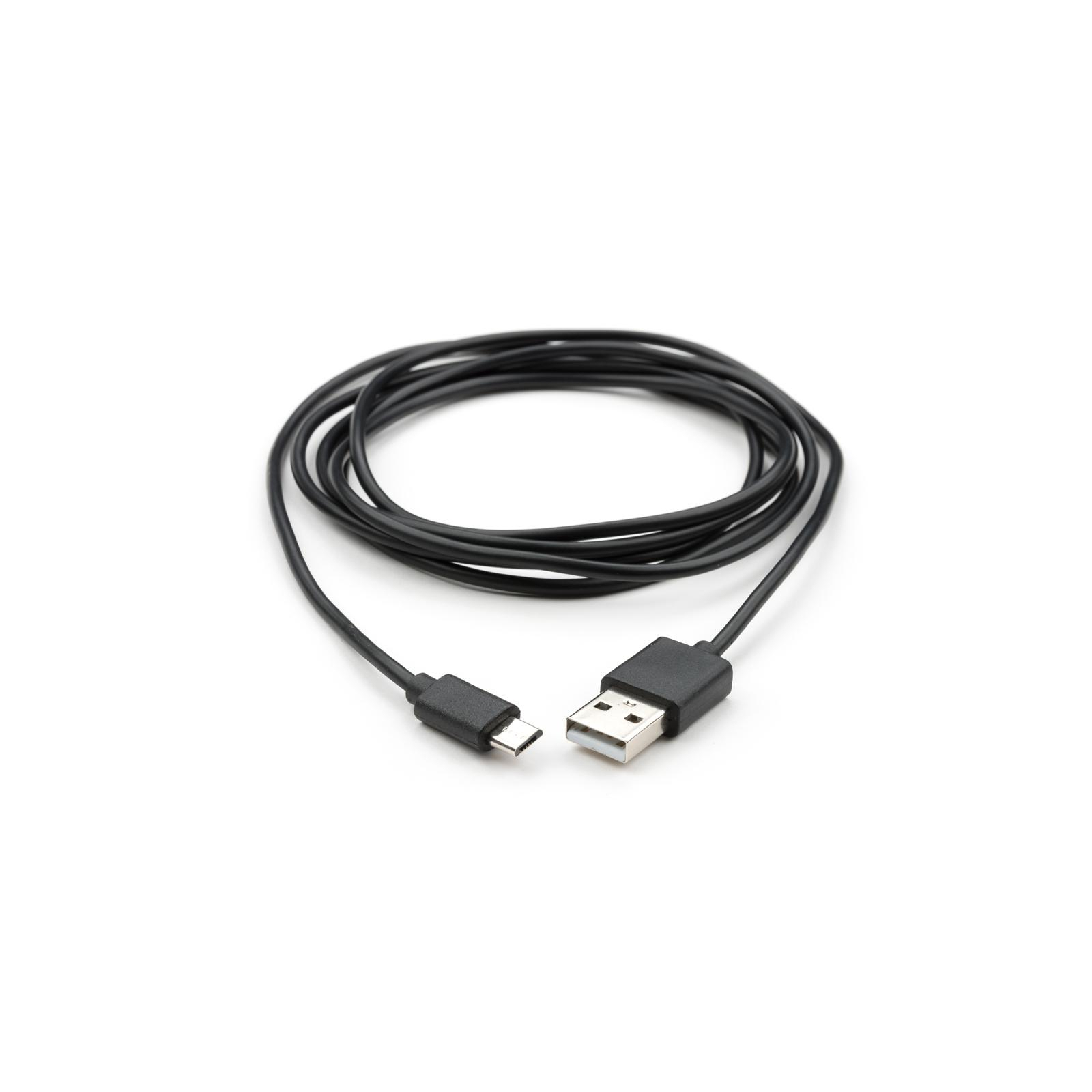 Дата кабель USB 2.0 AM to Micro 5P PVC 1.8m black Vinga (VCPDCM1.8BK) зображення 2