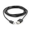 Дата кабель USB 2.0 AM to Micro 5P PVC 1.8m black Vinga (VCPDCM1.8BK) изображение 2