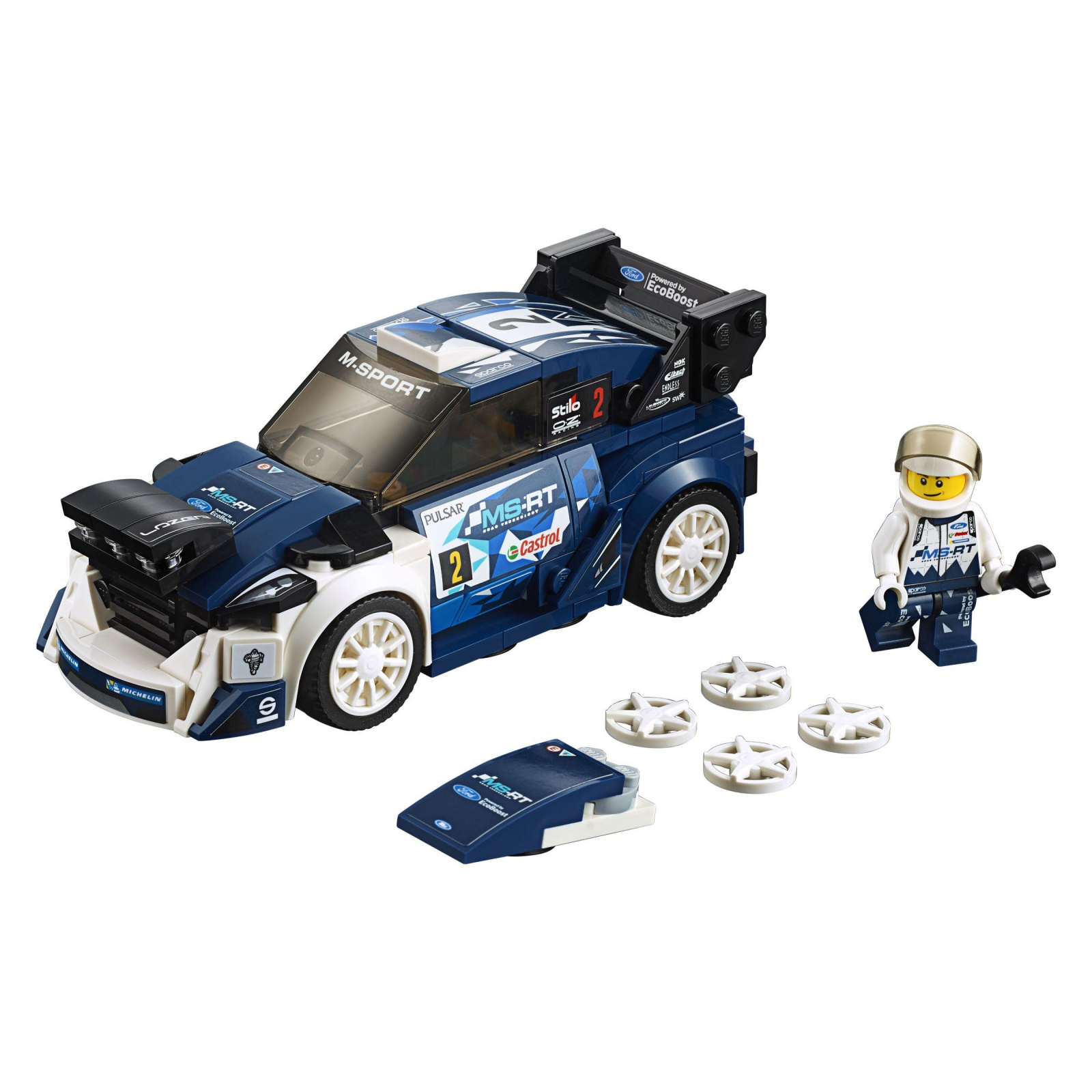 Конструктор LEGO Автомобіль Ford Fiesta M-Sport WRC (75885) зображення 2