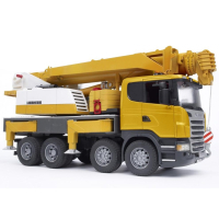Спецтехника Bruder Автокран Scania Liebherr Большой (свет+звук) (03570) изображение 2