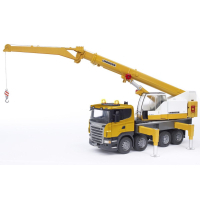 Спецтехника Bruder Автокран Scania Liebherr Большой (свет+звук) (03570) изображение 3
