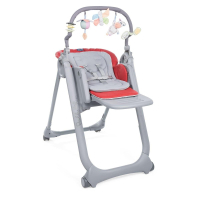 Стульчик для кормления Chicco Polly Magic RELAX красный (79502.30)