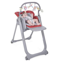 Стульчик для кормления Chicco Polly Magic RELAX красный (79502.30) изображение 2