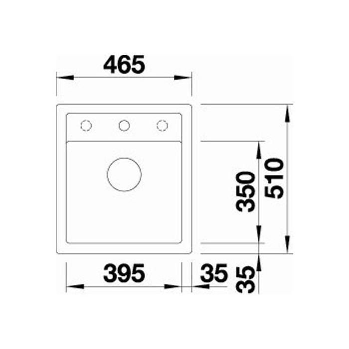 Мийка кухонна Blanco 517156 DALAGO 45 АНТРАЦИТ зображення 2