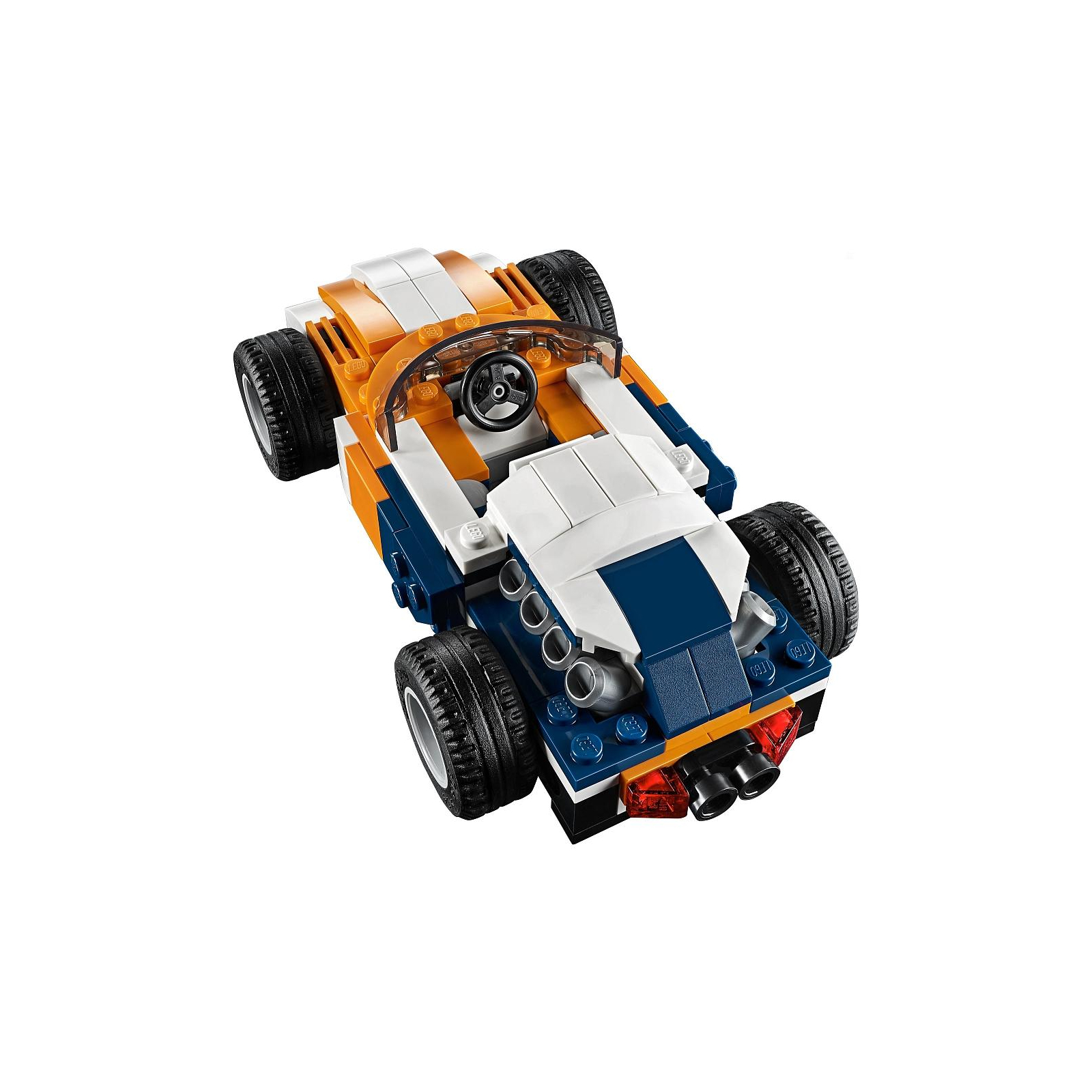 Конструктор LEGO Creator Оранжевый гоночный автомобиль 221 деталь (31089) изображение 4