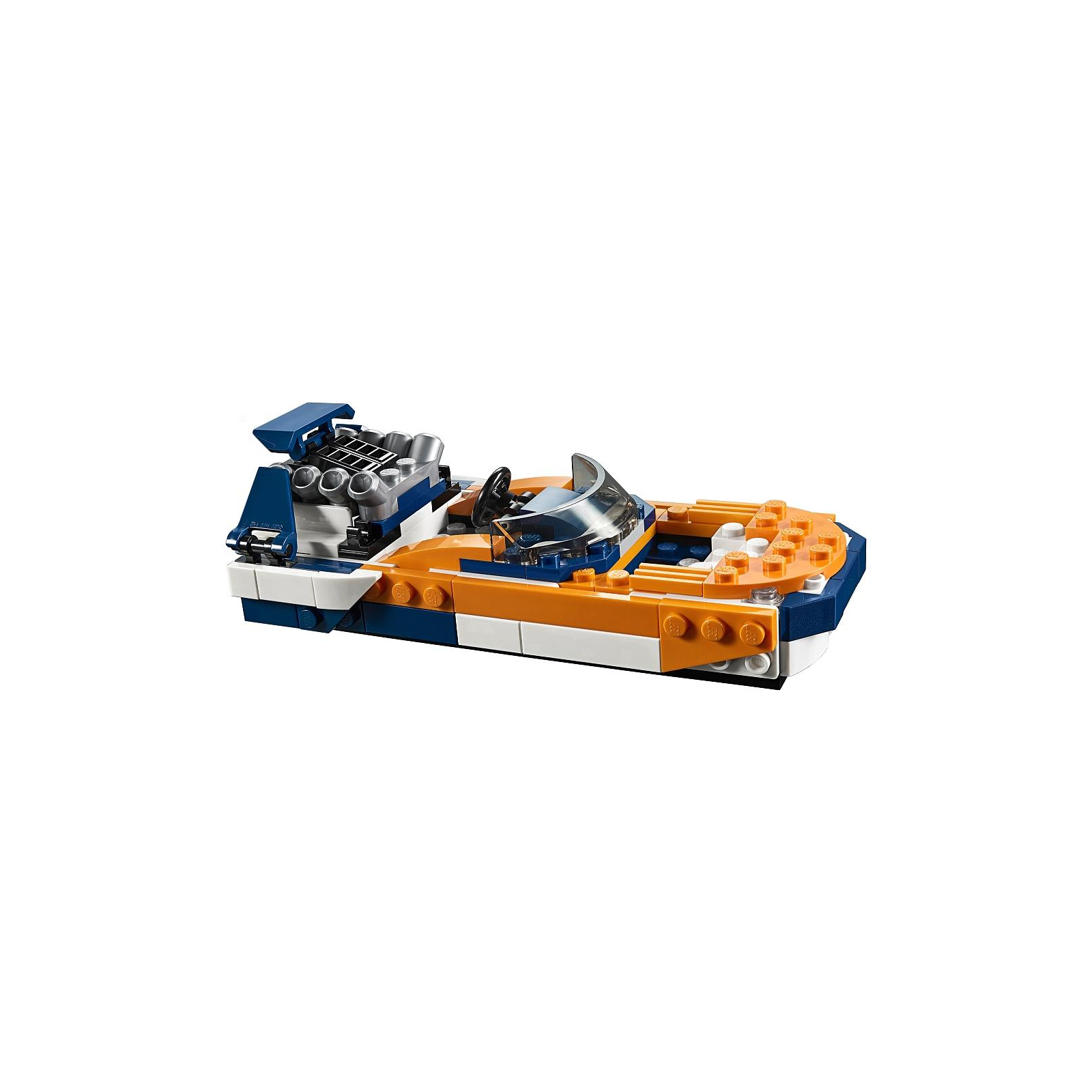 Конструктор LEGO Creator Оранжевый гоночный автомобиль 221 деталь (31089) изображение 8
