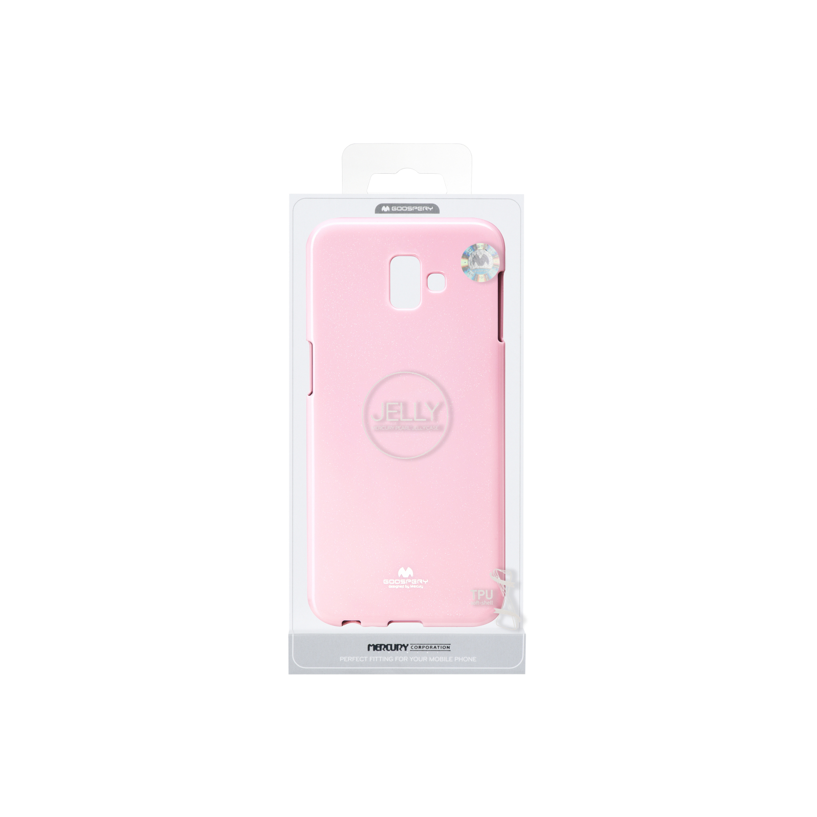 Чохол до мобільного телефона Goospery Jelly Case Samsung J6 Plus J610F Pink (8809621297934) зображення 3
