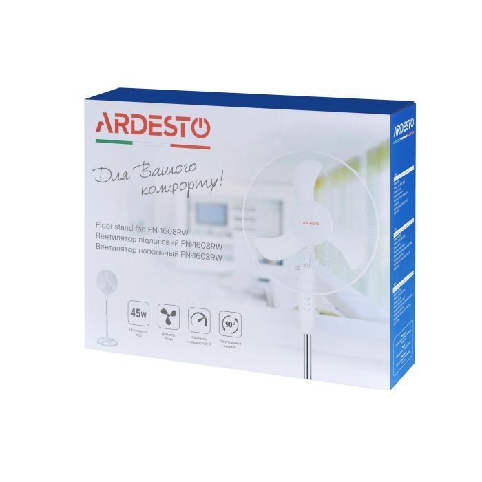 Вентилятор Ardesto FN-1608RW изображение 6