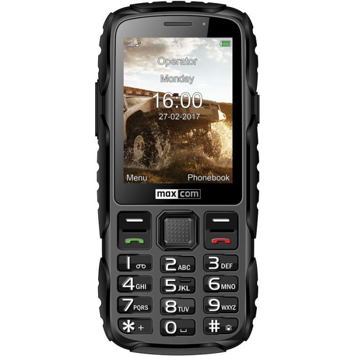 Мобильный телефон Maxcom MM920 Black Yellow (5908235974019)