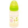 Бутылочка для кормления Baby Team c широким горлом, 250мл 6+ (1002_желтый)