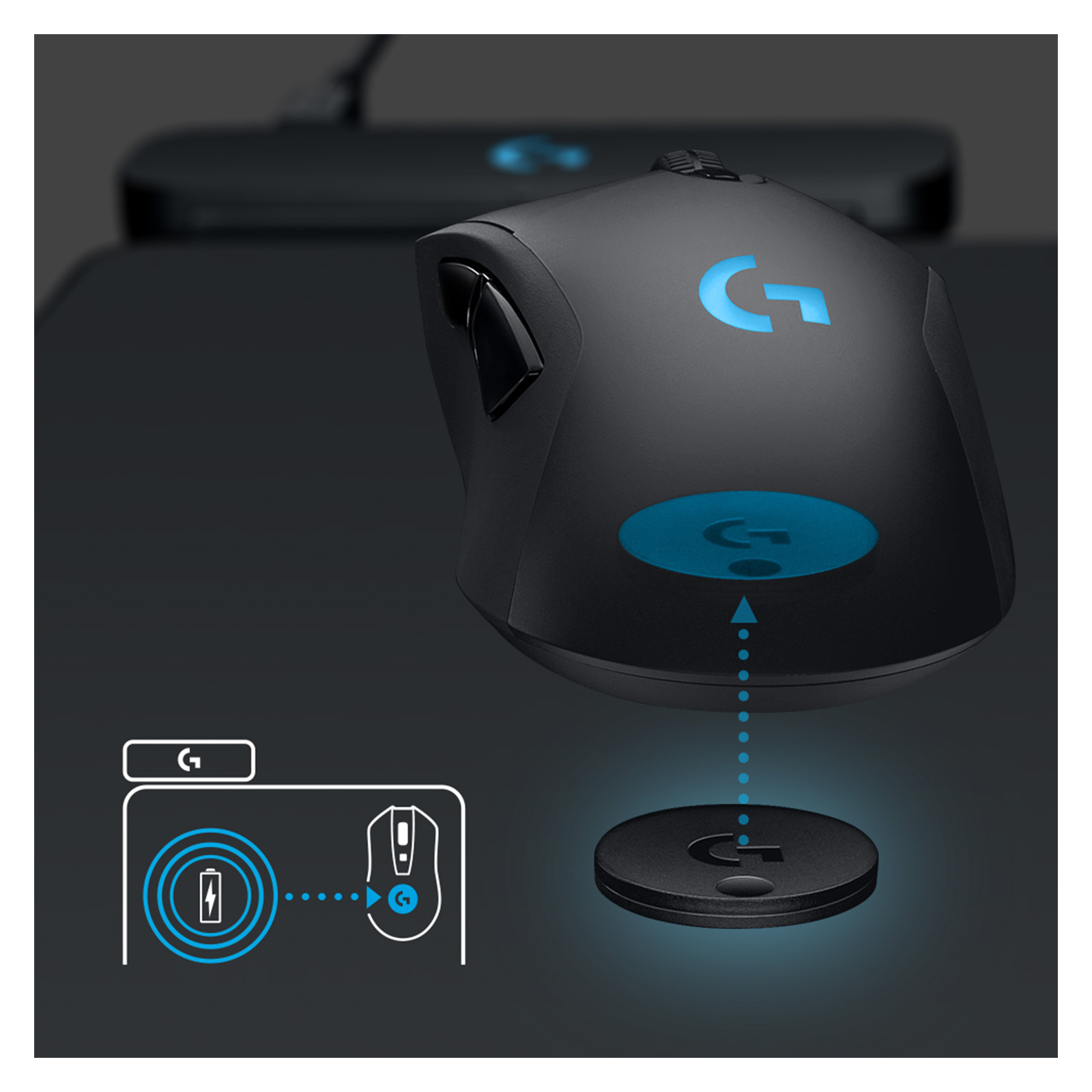 Коврик для мышки Logitech G PowerPlay Charging System Mouse Pad (943-000110) изображение 3