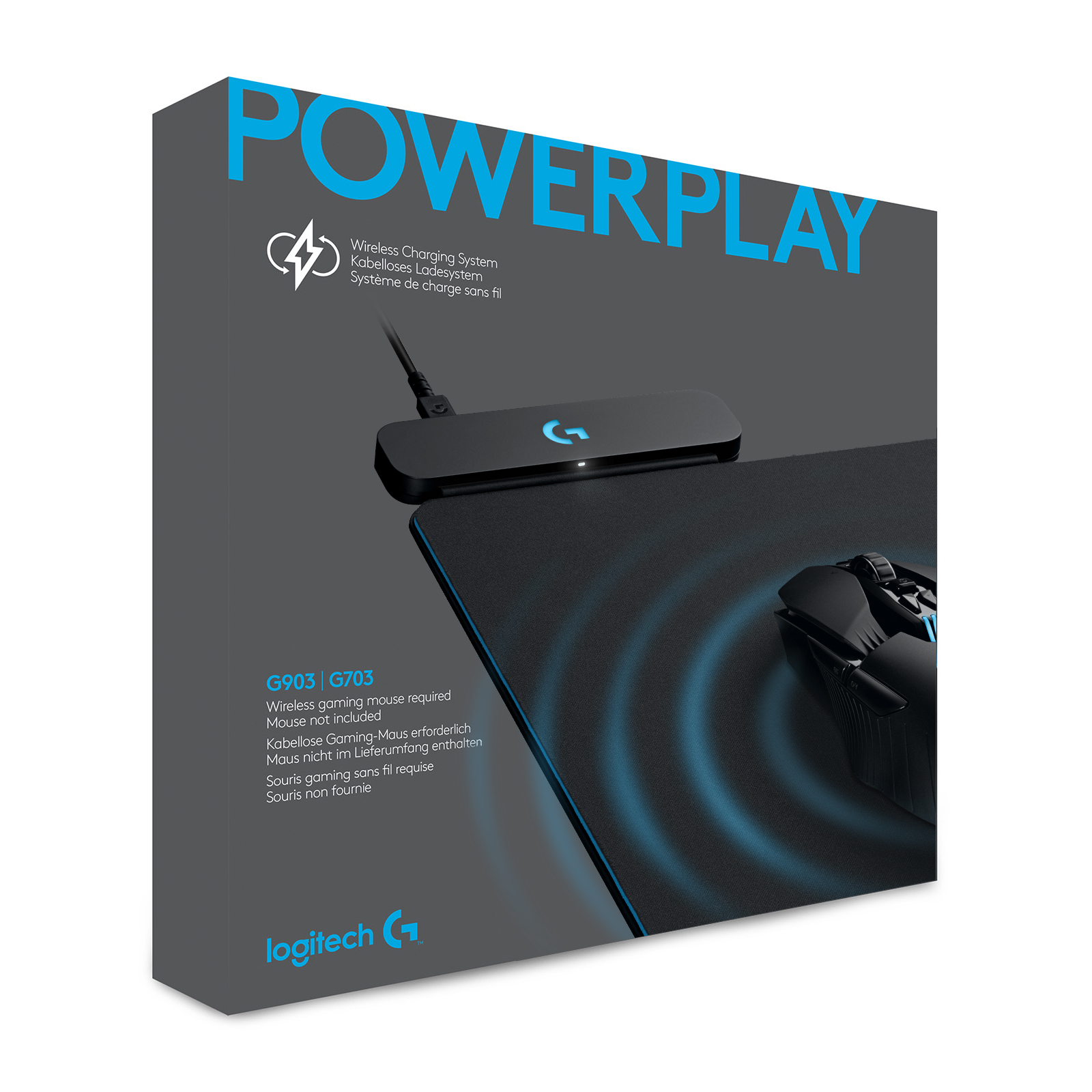 Килимок для мишки Logitech G PowerPlay Charging System Mouse Pad (943-000110) зображення 8