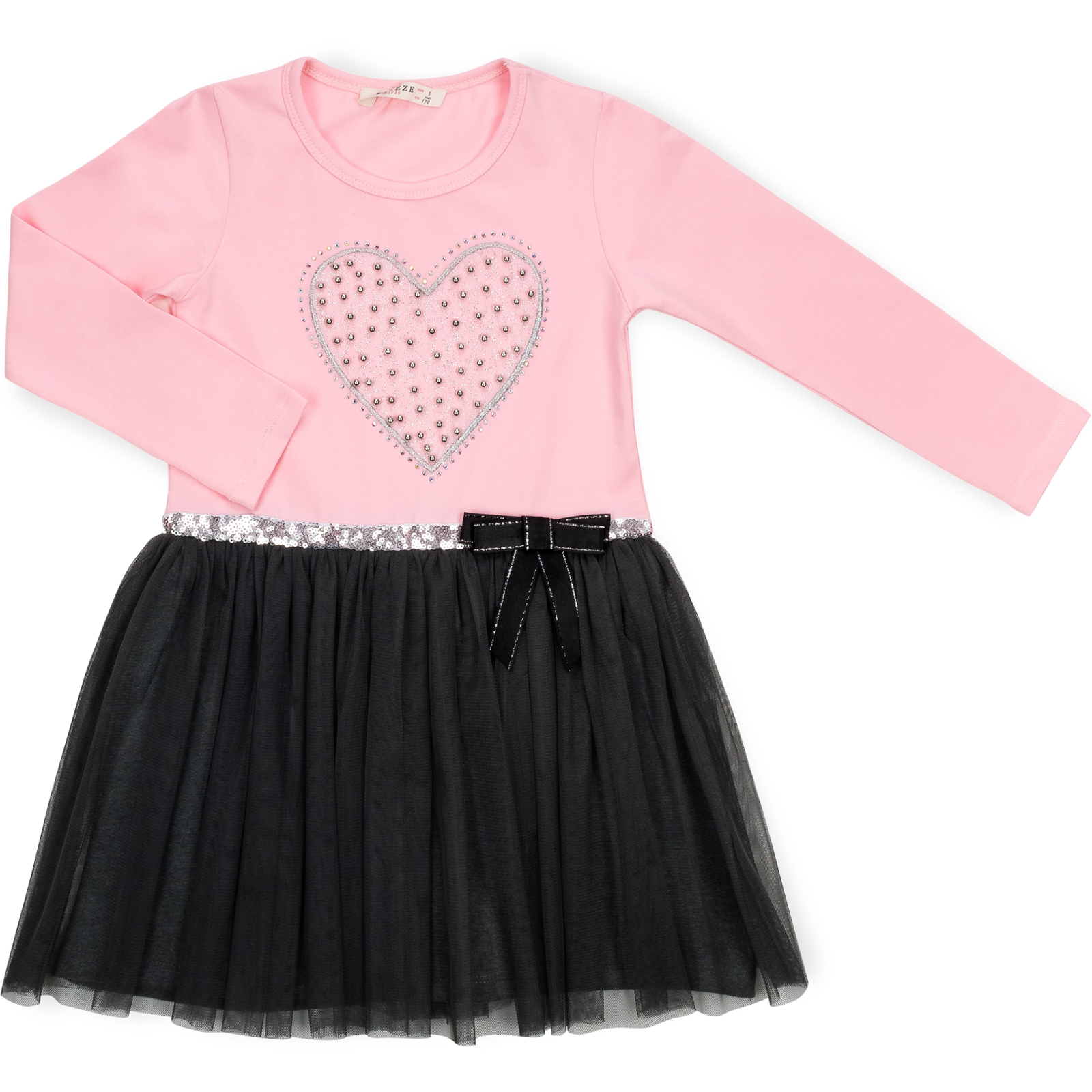Платье Breeze с сердечком (13243-134G-pink)