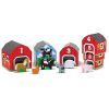 Развивающая игрушка Melissa&Doug Набор блоков-сараев с животными (MD12434) изображение 2